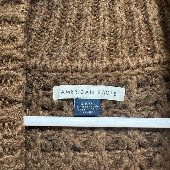 American Eagle Outfitters Brown Cable Knit Sweater - Picture 4 of 5